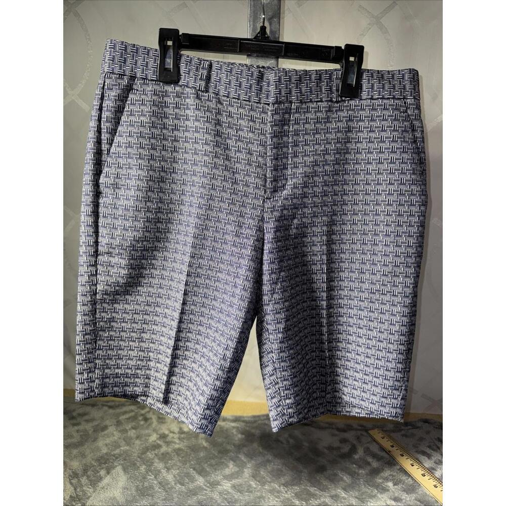 Banana Republic dress shorts navy combo geometric size 4